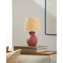 Contract furniture - Scalloped Edge Accent Table Lamp - www.oroatrade.com