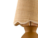 Contract furniture - Scalloped Edge Accent Table Lamp - www.oroatrade.com