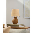 Contract furniture - Scalloped Edge Accent Table Lamp - www.oroatrade.com