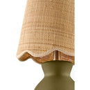 Contract furniture - Scalloped Edge Accent Table Lamp - www.oroatrade.com