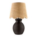Contract furniture - Scalloped Edge Accent Table Lamp - www.oroatrade.com