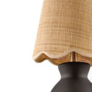Contract furniture - Scalloped Edge Accent Table Lamp - www.oroatrade.com