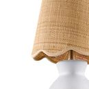 Contract furniture - Scalloped Edge Accent Table Lamp - www.oroatrade.com