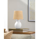 Contract furniture - Scalloped Edge Accent Table Lamp - www.oroatrade.com