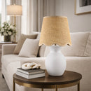 Contract furniture - Scalloped Edge Accent Table Lamp - www.oroatrade.com