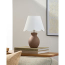 Contract furniture - Scalloped Edge Accent Table Lamp - www.oroatrade.com