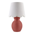 Contract furniture - Scalloped Edge Accent Table Lamp - www.oroatrade.com