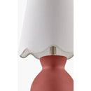 Contract furniture - Scalloped Edge Accent Table Lamp - www.oroatrade.com