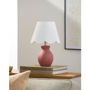 Contract furniture - Scalloped Edge Accent Table Lamp - www.oroatrade.com