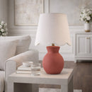Contract furniture - Scalloped Edge Accent Table Lamp - www.oroatrade.com