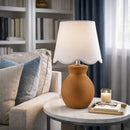 Contract furniture - Scalloped Edge Accent Table Lamp - www.oroatrade.com