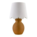 Contract furniture - Scalloped Edge Accent Table Lamp - www.oroatrade.com