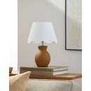 Contract furniture - Scalloped Edge Accent Table Lamp - www.oroatrade.com