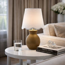 Contract furniture - Scalloped Edge Accent Table Lamp - www.oroatrade.com