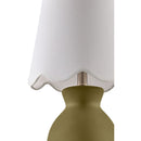 Contract furniture - Scalloped Edge Accent Table Lamp - www.oroatrade.com