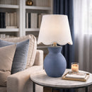 Contract furniture - Scalloped Edge Accent Table Lamp - www.oroatrade.com