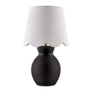 Contract furniture - Scalloped Edge Accent Table Lamp - www.oroatrade.com