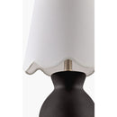 Contract furniture - Scalloped Edge Accent Table Lamp - www.oroatrade.com