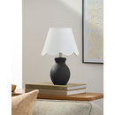 Contract furniture - Scalloped Edge Accent Table Lamp - www.oroatrade.com
