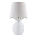 Contract furniture - Scalloped Edge Accent Table Lamp - www.oroatrade.com