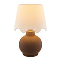 Contract furniture - Wavy Linen Ceramic Table Lamp - www.oroatrade.com