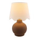 Contract furniture - Wavy Linen Ceramic Table Lamp - www.oroatrade.com