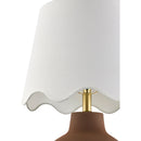 Contract furniture - Wavy Linen Ceramic Table Lamp - www.oroatrade.com