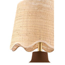 Contract furniture - Wavy Linen Ceramic Table Lamp - www.oroatrade.com