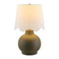 Contract furniture - Wavy Linen Ceramic Table Lamp - www.oroatrade.com