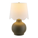 Contract furniture - Wavy Linen Ceramic Table Lamp - www.oroatrade.com