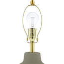 Contract furniture - Wavy Linen Ceramic Table Lamp - www.oroatrade.com