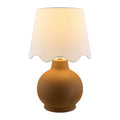 Contract furniture - Wavy Linen Ceramic Table Lamp - www.oroatrade.com