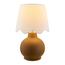 Contract furniture - Wavy Linen Ceramic Table Lamp - www.oroatrade.com