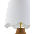 Contract furniture - Wavy Linen Ceramic Table Lamp - www.oroatrade.com