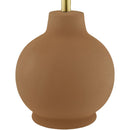 Contract furniture - Wavy Linen Ceramic Table Lamp - www.oroatrade.com