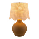 Contract furniture - Wavy Linen Ceramic Table Lamp - www.oroatrade.com
