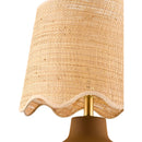 Contract furniture - Wavy Linen Ceramic Table Lamp - www.oroatrade.com