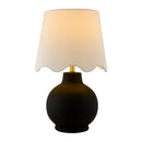 Contract furniture - Wavy Linen Ceramic Table Lamp - www.oroatrade.com