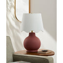 Contract furniture - Wavy Linen Ceramic Table Lamp - www.oroatrade.com
