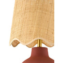 Contract furniture - Wavy Linen Ceramic Table Lamp - www.oroatrade.com