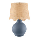 Contract furniture - Wavy Linen Ceramic Table Lamp - www.oroatrade.com