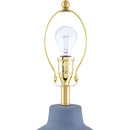 Contract furniture - Wavy Linen Ceramic Table Lamp - www.oroatrade.com