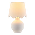 Contract furniture - Wavy Linen Ceramic Table Lamp - www.oroatrade.com