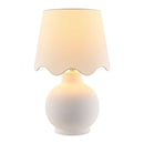 Contract furniture - Wavy Linen Ceramic Table Lamp - www.oroatrade.com