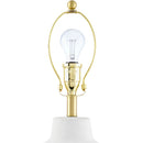 Contract furniture - Wavy Linen Ceramic Table Lamp - www.oroatrade.com