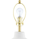 Contract furniture - Wavy Linen Ceramic Table Lamp - www.oroatrade.com