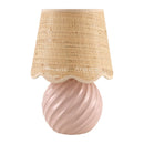 Contract furniture - Round Glazed Ceramic Table Lamp - www.oroatrade.com