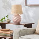 Contract furniture - Round Glazed Ceramic Table Lamp - www.oroatrade.com
