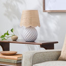 Contract furniture - Round Glazed Ceramic Table Lamp - www.oroatrade.com