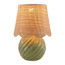 Contract furniture - Round Glazed Ceramic Table Lamp - www.oroatrade.com